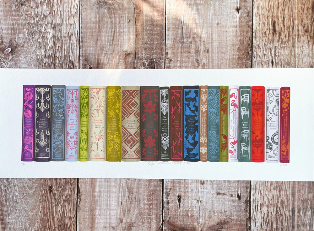 Penguin Clothbound Classics 1-20 - limited-edition, giclee book print