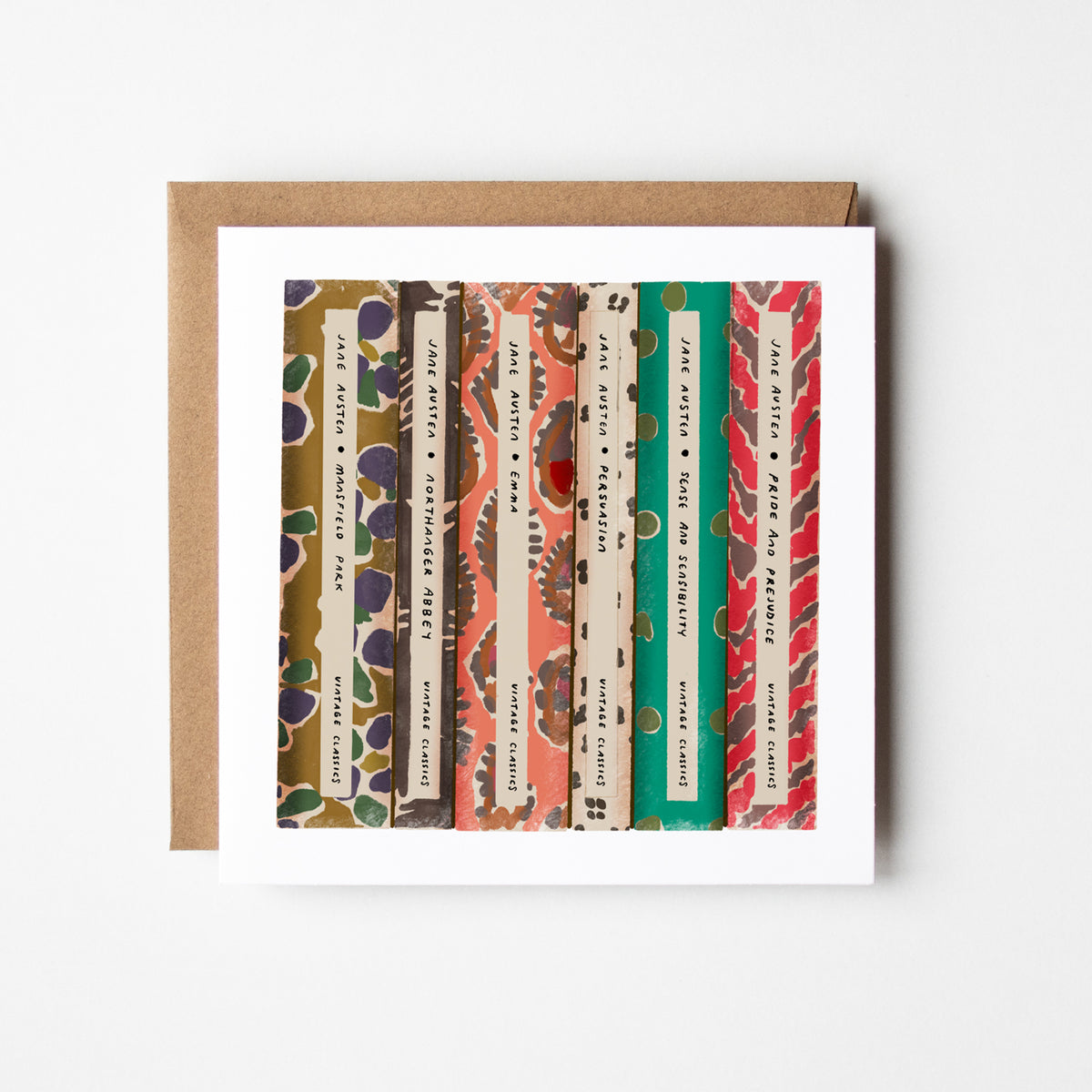 Jane Austen - blank greetings card – DESIGN SMITH LTD