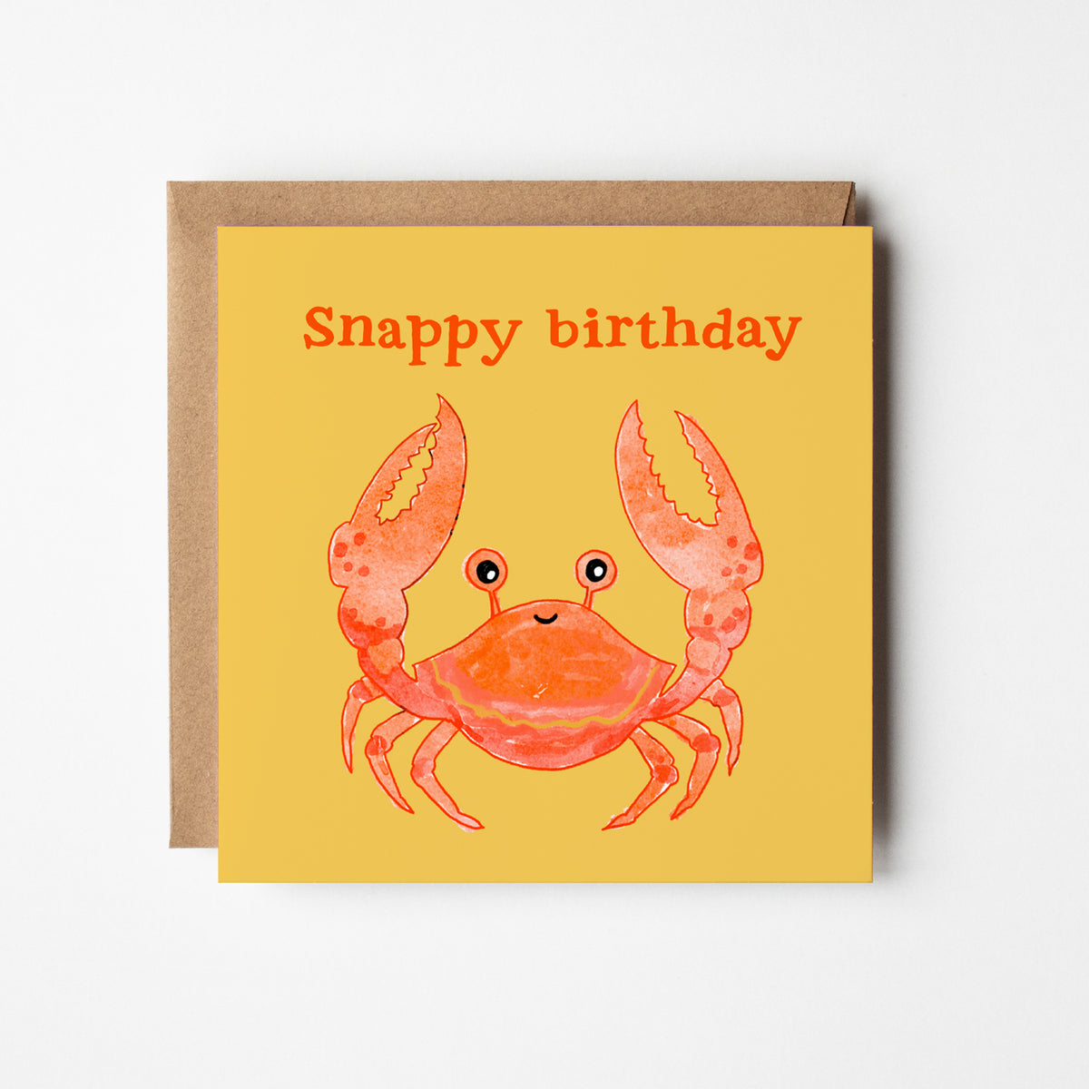 Snappy Birthday - blank greetings card – DESIGN SMITH LTD