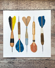 Darts - limited-edition, giclee print