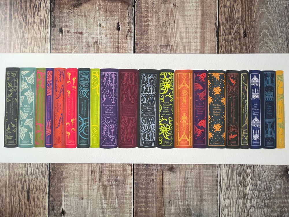 Penguin Clothbound Classics 57-76 - limited-edition, giclee book print