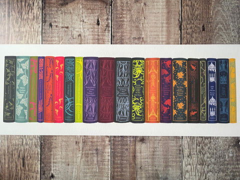 Penguin Clothbound Classics 57-76 - limited-edition, giclee book print