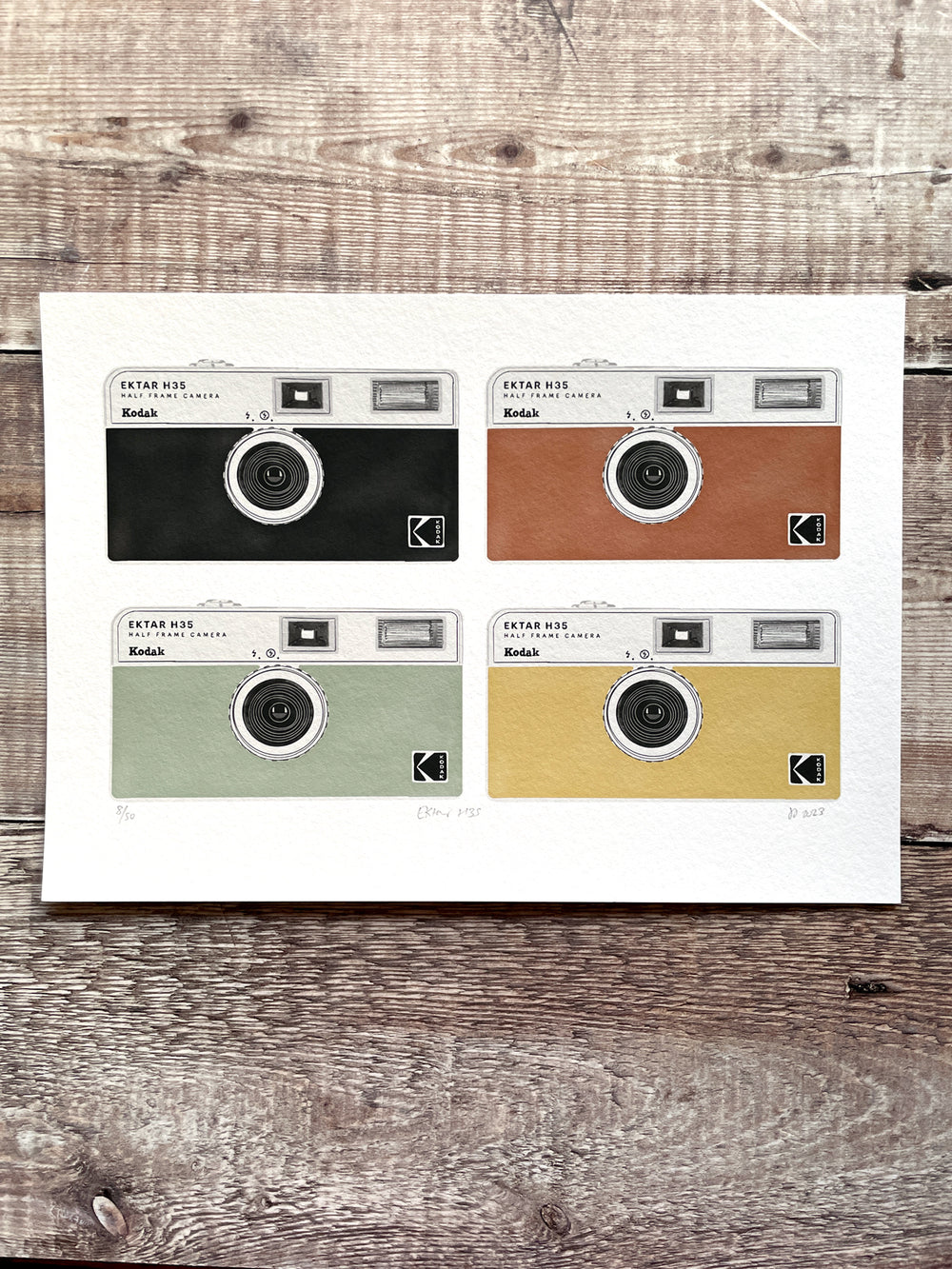 Kodak Ektar H35 Camera - limited-edition, giclee print