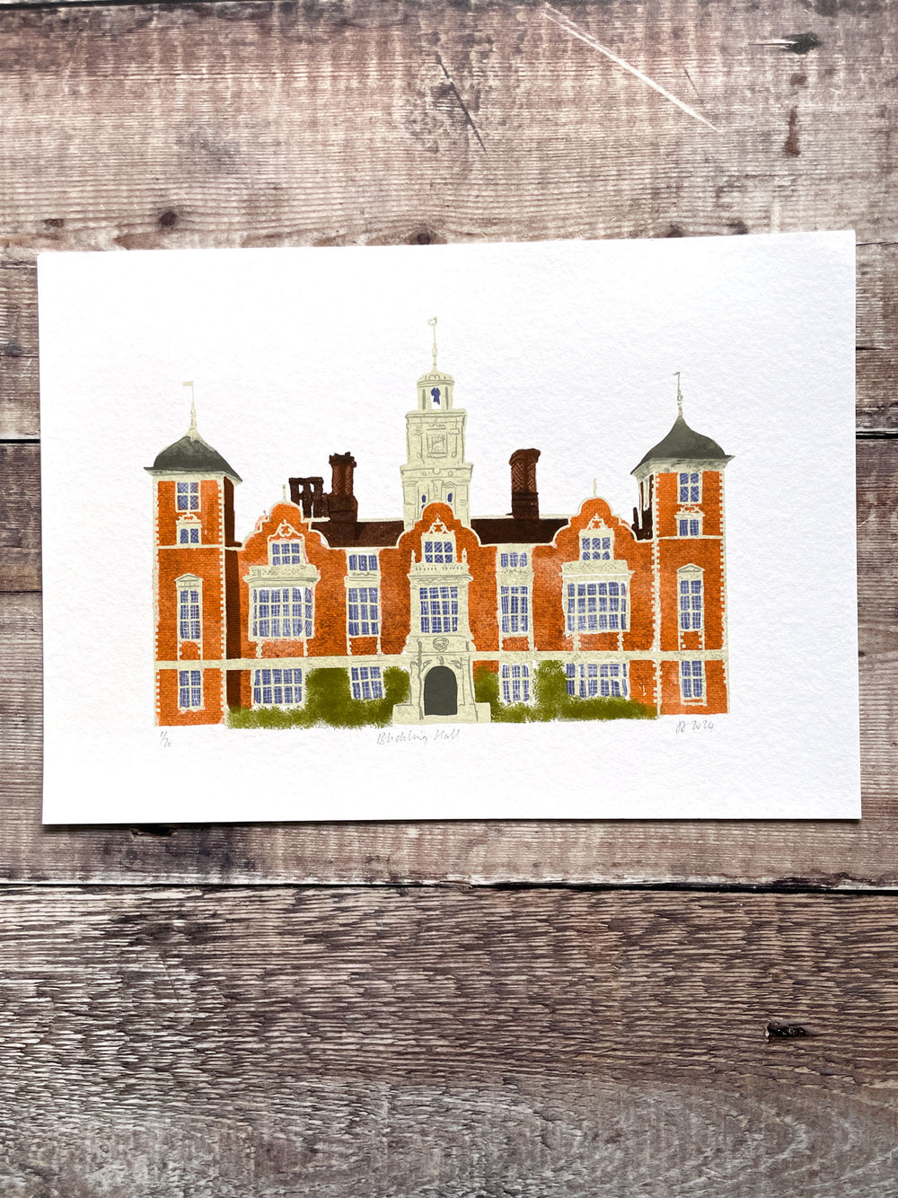 Blickling Hall - limited-edition, giclee print