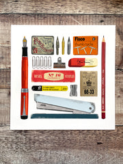 Vintage Stationery - limited-edition, giclee print