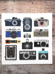 Point and Shoot - limited-edition, giclee cameras print
