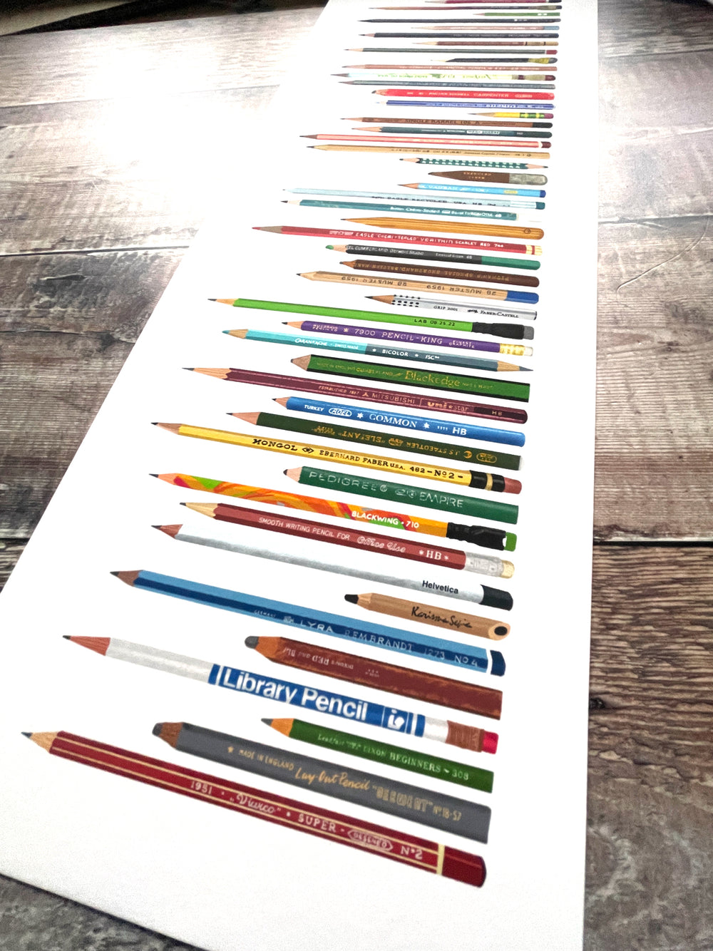 Pencils of Note - limited-edition, giclee pencil print