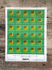 A Little Love, By Snail Mail — Decorative Stamp Sheet