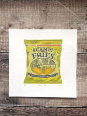 Scampi Fries, limited-edition, Giclee print