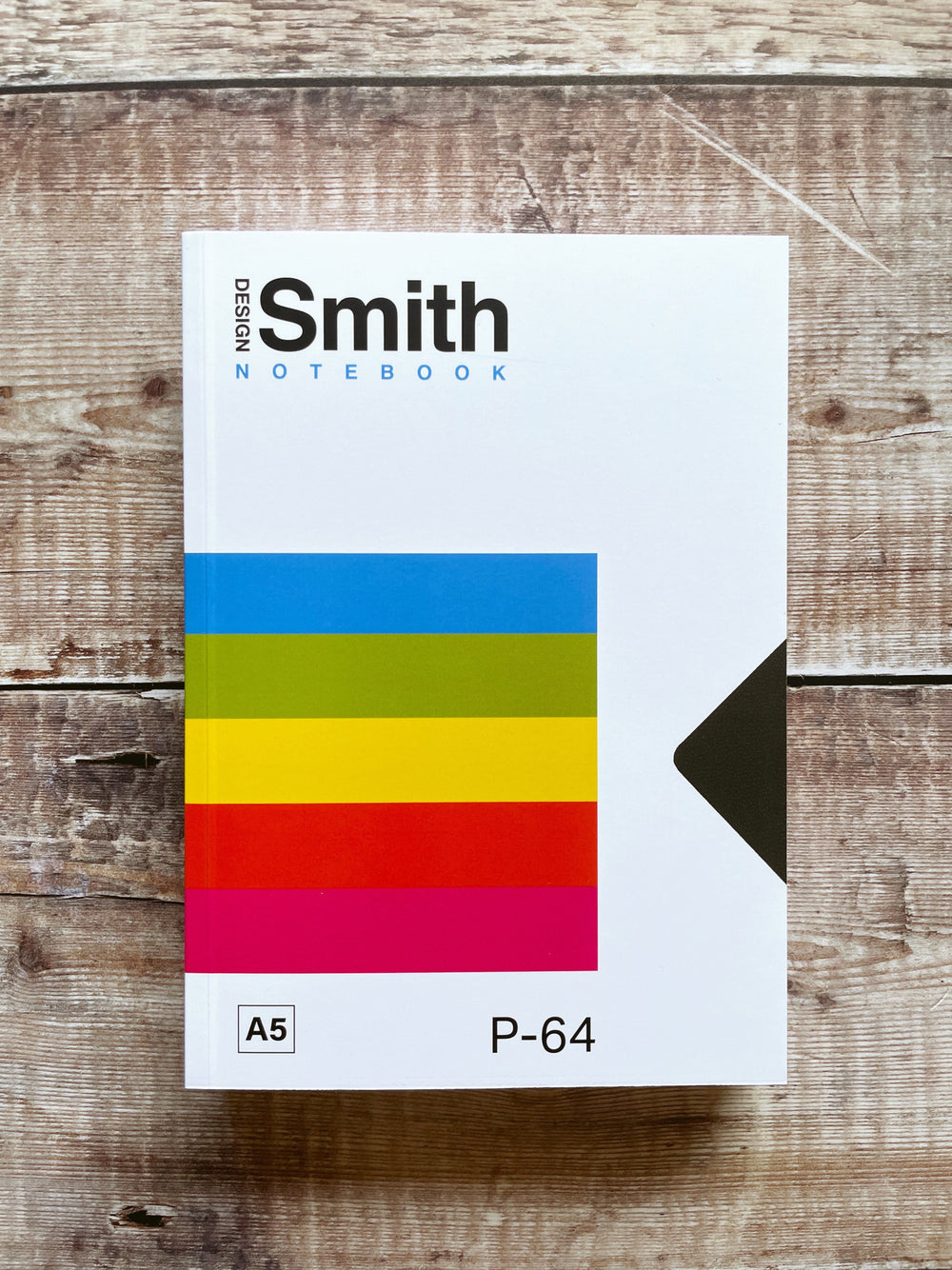 Blank Tape A5 Notebook — Rainbow Stripe