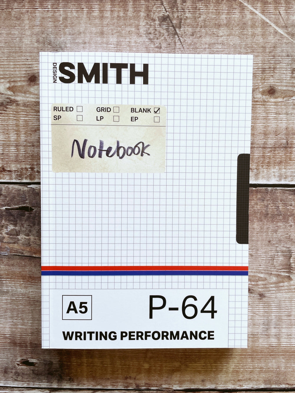 Blank Tape A5 Notebook — Checkbox