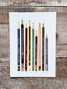 The Pencil Collector - limited-edition, giclee print