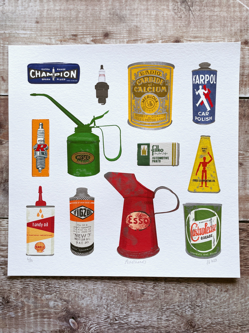 Petrolheads - limited-edition, giclee print