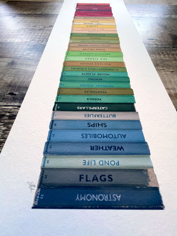Observer Guides - limited-edition, giclee book print