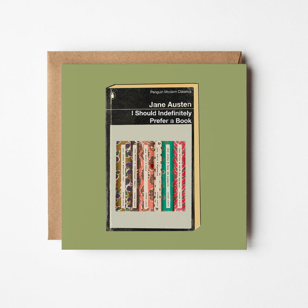 Indefinitely - blank greetings card