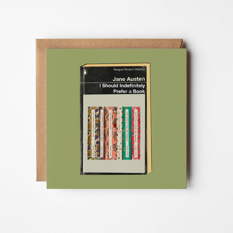 Indefinitely - blank greetings card