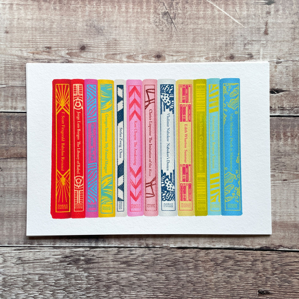 Little Clothbound Classics Summer book collection - limited-edition, giclee print
