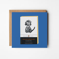 Lord of the Fleas - blank greetings card
