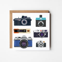 Point and Shoot - blank camera greetings card