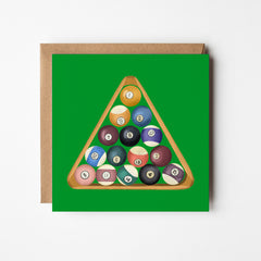 Pool - blank greetings card