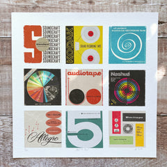 Reel to Reel - limited-edition, giclee print