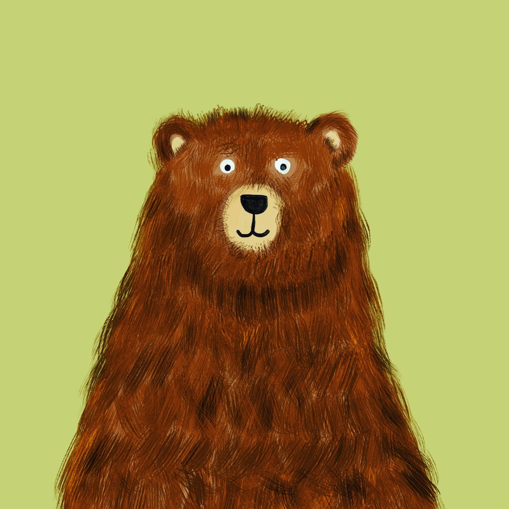 Bear, limited-edition, Giclee print