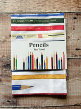 Load image into Gallery viewer, Pencil collection - tea towel
