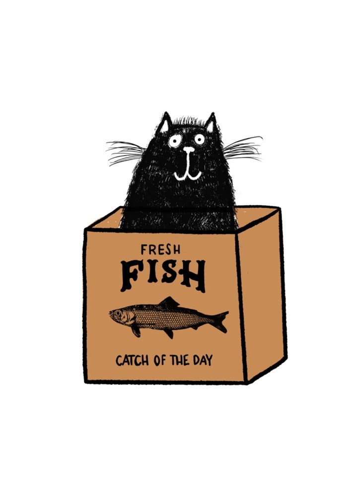 Catch of the Day - limited-edition mini print