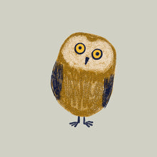 Load image into Gallery viewer, Owl - blank greetings card
